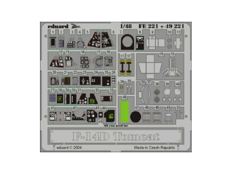 F-14D 1/48 - Hasegawa - image 1