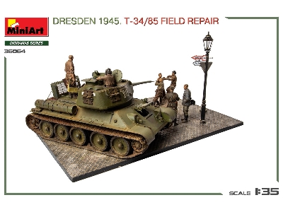 Dresden 1945 T-34/85 Field Repair - Big Set - image 13