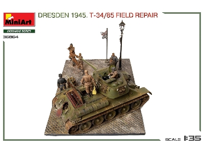 Dresden 1945 T-34/85 Field Repair - Big Set - image 14
