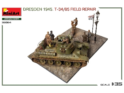 Dresden 1945 T-34/85 Field Repair - Big Set - image 16