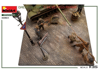 Dresden 1945 T-34/85 Field Repair - Big Set - image 20