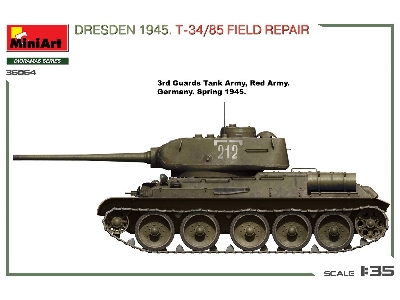 Dresden 1945 T-34/85 Field Repair - Big Set - image 21