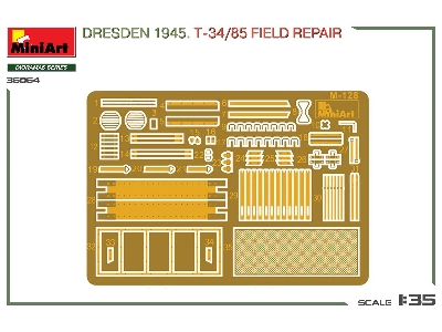 Dresden 1945 T-34/85 Field Repair - Big Set - image 28