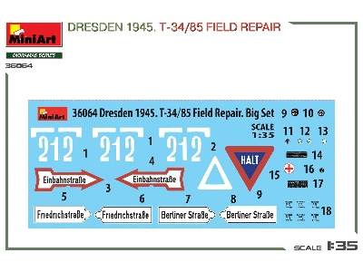 Dresden 1945 T-34/85 Field Repair - Big Set - image 29