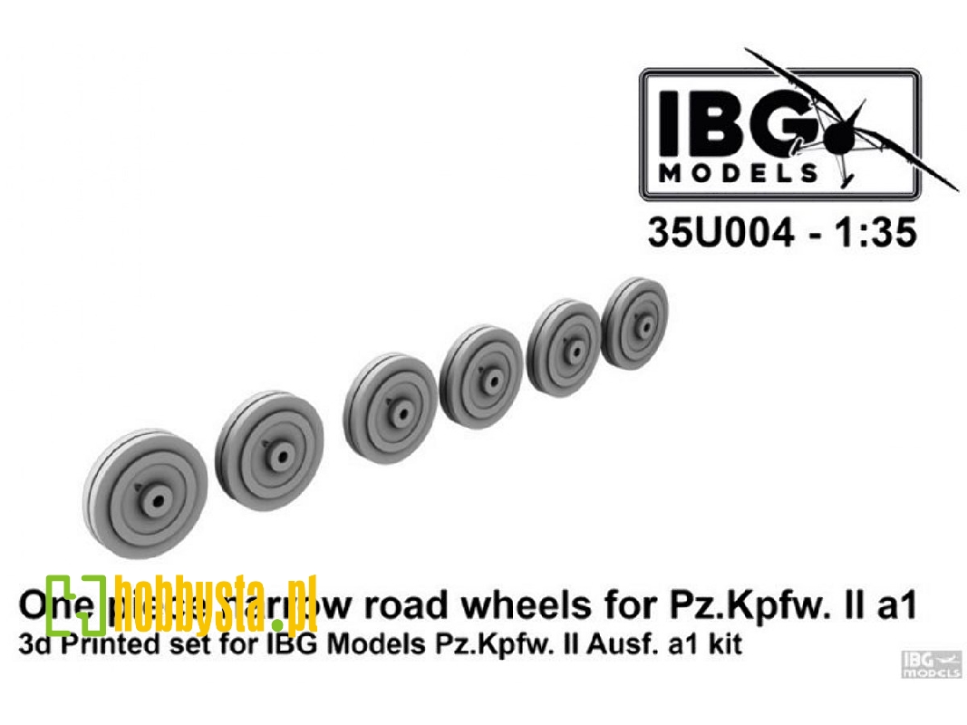 Pz. Kpfw. Ii A1 - One Piece Narrow Road Wheels (For Ibg Kits) - image 1 Pz. Kpfw. Ii A1 - One Piece Narrow Road Wheels (For Ibg Kits) - image 1