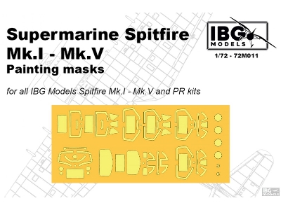 Supermarine Spitfire Mk.I - Mk.V - Painting Masks (For Ibg Kits) - image 1