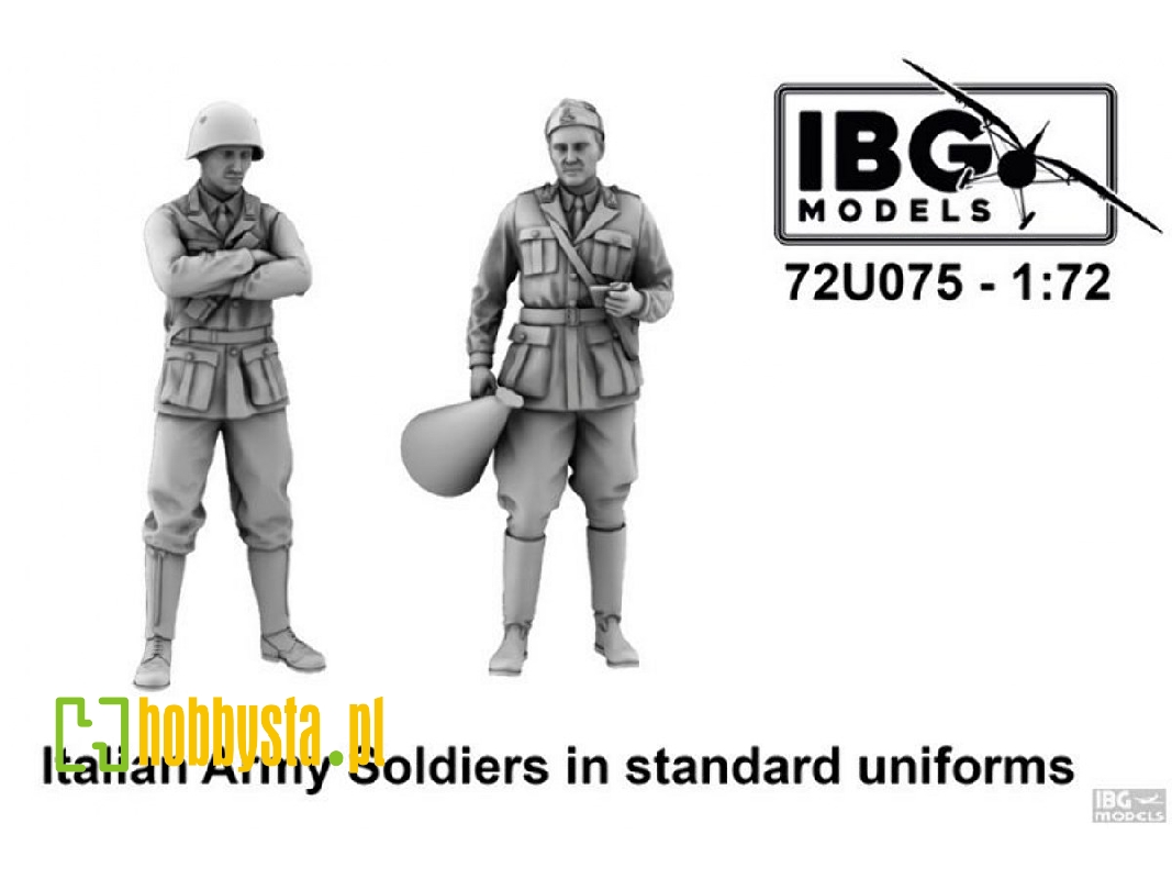 Italian Wwii Army Soldiers In Standard Uniforms - image 1 Italian Wwii Army Soldiers In Standard Uniforms - image 1