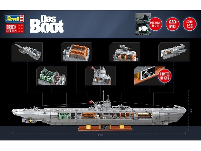 U-boot Das Boot Type Vii C (U-96) - Brick System - image 3