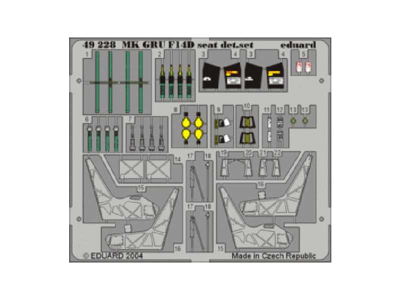 F-14D ejection seat 1/48 - Hasegawa - image 1