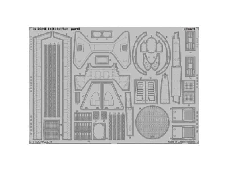 F-14D exterior 1/32 - Trumpeter - image 1