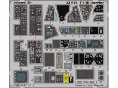 F-14D interior S. A. 1/32 - Trumpeter - image 1