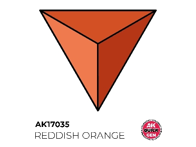 Ak 17035 Reddish Orange - image 1