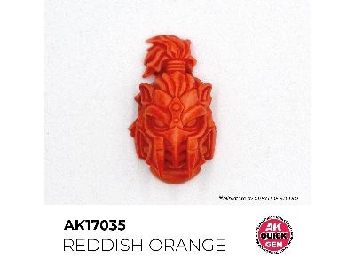 Ak 17035 Reddish Orange - image 3