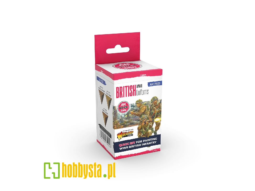 Ak 17503 British Wwii Uniforms Paints Set - image 1 Ak 17503 British Wwii Uniforms Paints Set - image 1
