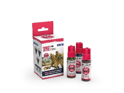 Ak 17504 Soviet Wwii Uniforms Paints Set - image 2