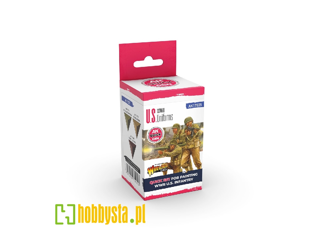 Ak 17505 U.S. Wwii Uniforms Paints Set - image 1