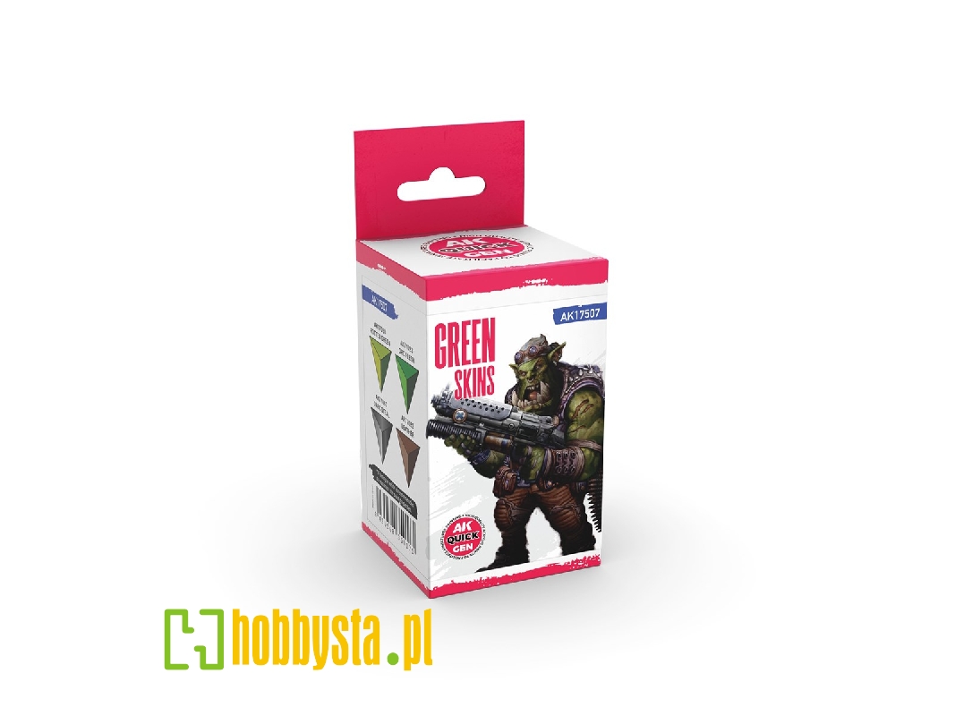Ak 17507 Green Skins Paints Set - image 1
