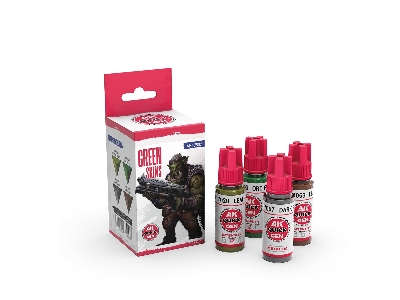 Ak 17507 Green Skins Paints Set - image 2