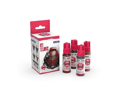 Ak 17518 Red Soldiers Paints Set - image 2