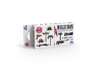 Ak 17522 Metallics Paints Set - image 1