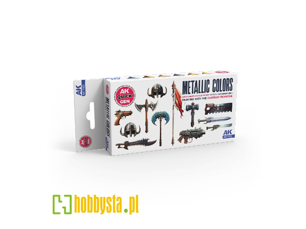 Ak 17522 Metallics Paints Set - image 1 Ak 17522 Metallics Paints Set - image 1