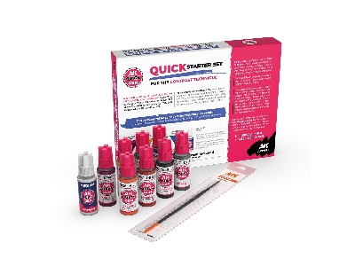 Quick Starter Set (8 Quick Gen + 1 Medium + 1 Free Brush) - image 2
