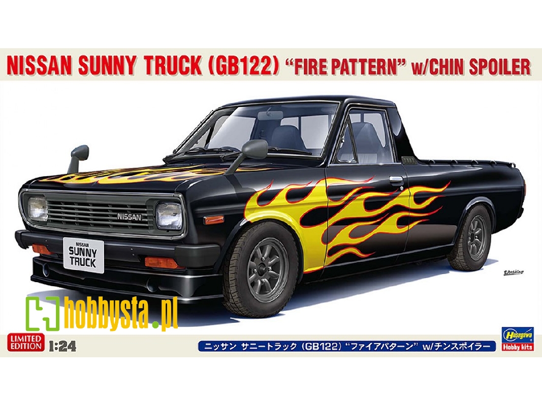 Nissan Sunny Truck (Gb122) 'fire Pattern' With Chin Spoiler - image 1