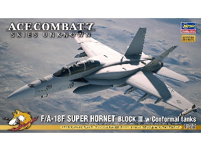 F/A-18f Super Hornet Block Iii With Conformal Tanks, Ace Combat 7 Skies Unknown - image 1