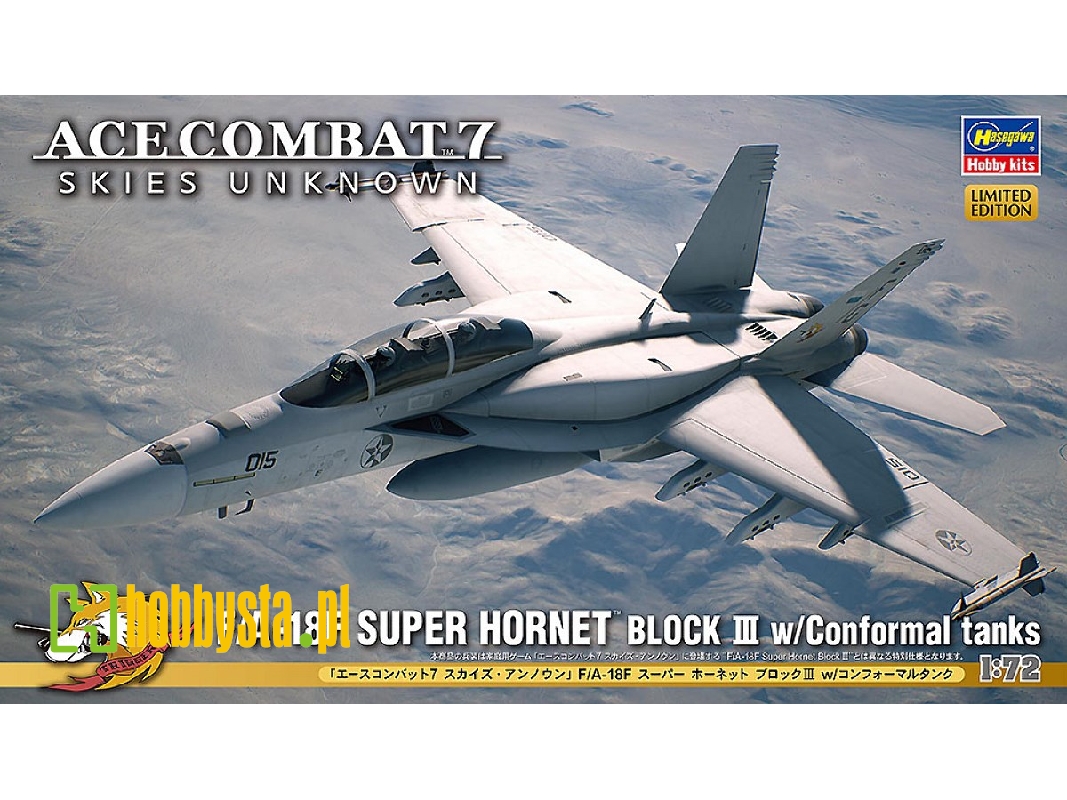 F/A-18f Super Hornet Block Iii With Conformal Tanks, Ace Combat 7 Skies Unknown - image 1