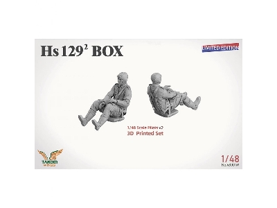 Hs 129&#178; Box - Hs 129 B2 + Hs 129 B3 + 3d Printed Set Figures X2 + Panther A - image 2