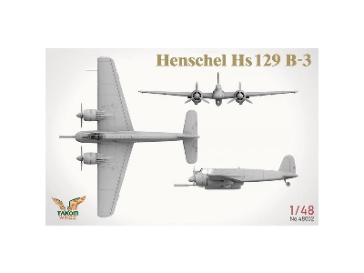 Hs 129&#178; Box - Hs 129 B2 + Hs 129 B3 + 3d Printed Set Figures X2 + Panther A - image 9