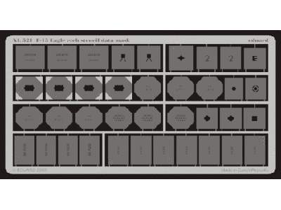  F-15 etch stencil data mask -etch 1/32 - masks - image 1