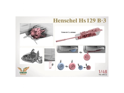 Hs 129&#178; Box - Hs 129 B2 + Hs 129 B3 + 3d Printed Set Figures X2 + Panther A - image 11