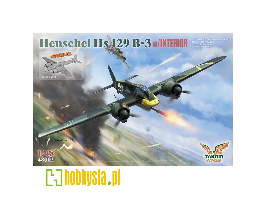 Henschel Hs 129 B-3 With Interior - image 1