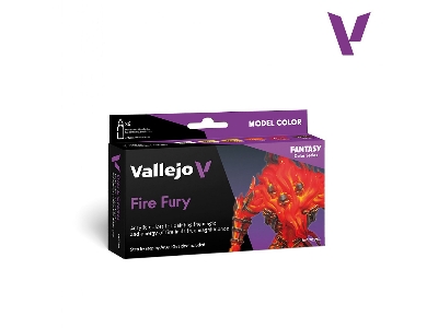 70243 Fantasy Color Series - Fire Fury Model Color Acrylic Set - image 1