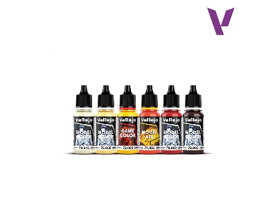 70243 Fantasy Color Series - Fire Fury Model Color Acrylic Set - image 3
