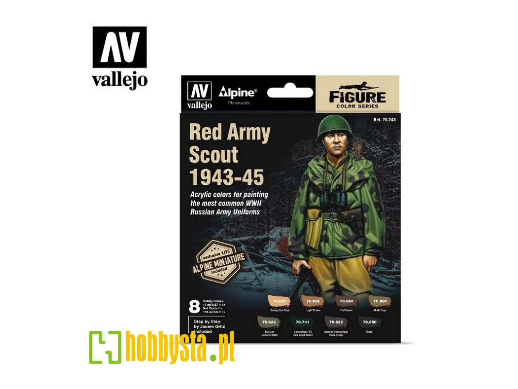 70248 Red Army Scout 1943-45 Figure Color Series + Exclusive Mini - image 1
