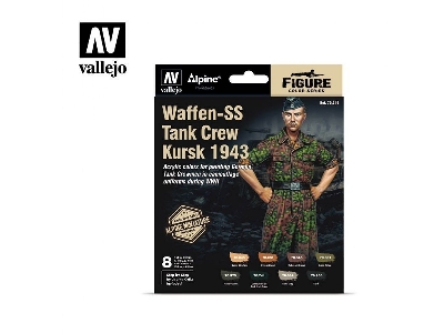 70248 Waffen-ss Tank Crew Kursk 1943 Figure Color Series + Exclusive Mini - image 1