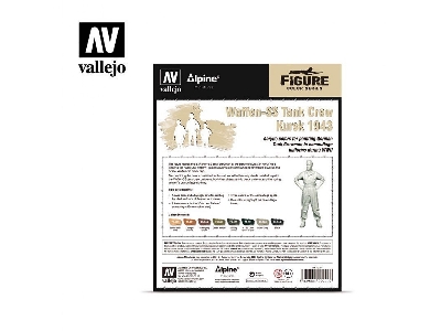 70248 Waffen-ss Tank Crew Kursk 1943 Figure Color Series + Exclusive Mini - image 2