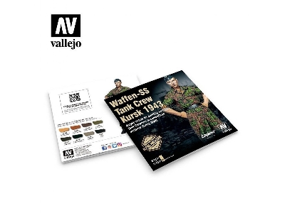 70248 Waffen-ss Tank Crew Kursk 1943 Figure Color Series + Exclusive Mini - image 3