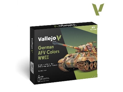 70255 Afv Color Series - German Afv Colors Wwii Model Color Acrylic Set - image 1