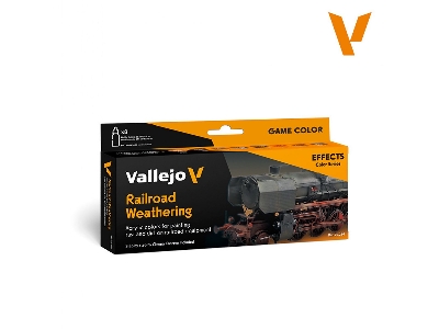 70264 Effects Color Series - Railroad Weathering Game Color Acrylic Set - image 1