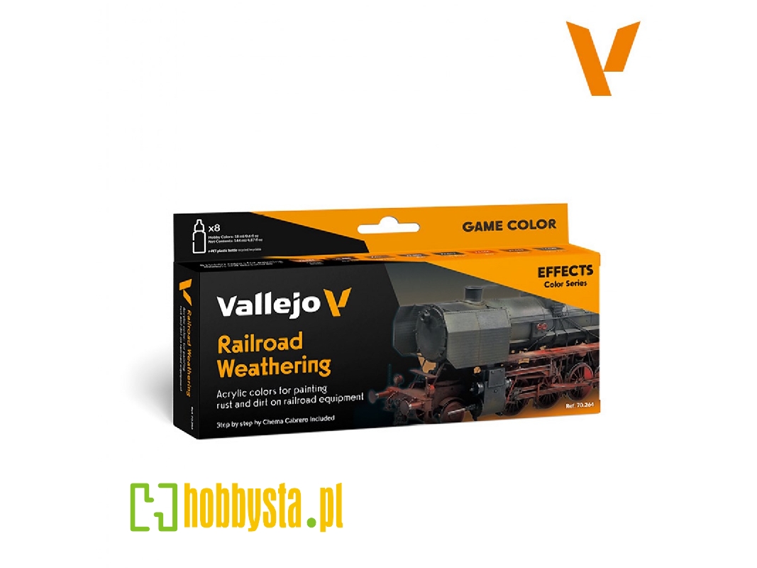 70264 Effects Color Series - Railroad Weathering Game Color Acrylic Set - image 1