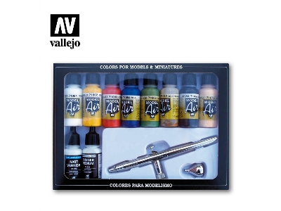 71167 Basic Colors & Airbrush Model Air Set - image 1