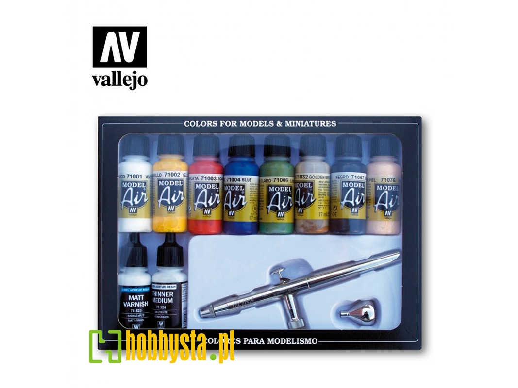 71167 Basic Colors & Airbrush Model Air Set - image 1