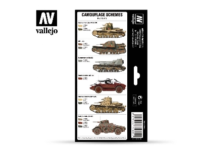 71645 Afv Color Series - Italian Wwii Regio Esercito Camo Colors Model Air Set - image 2