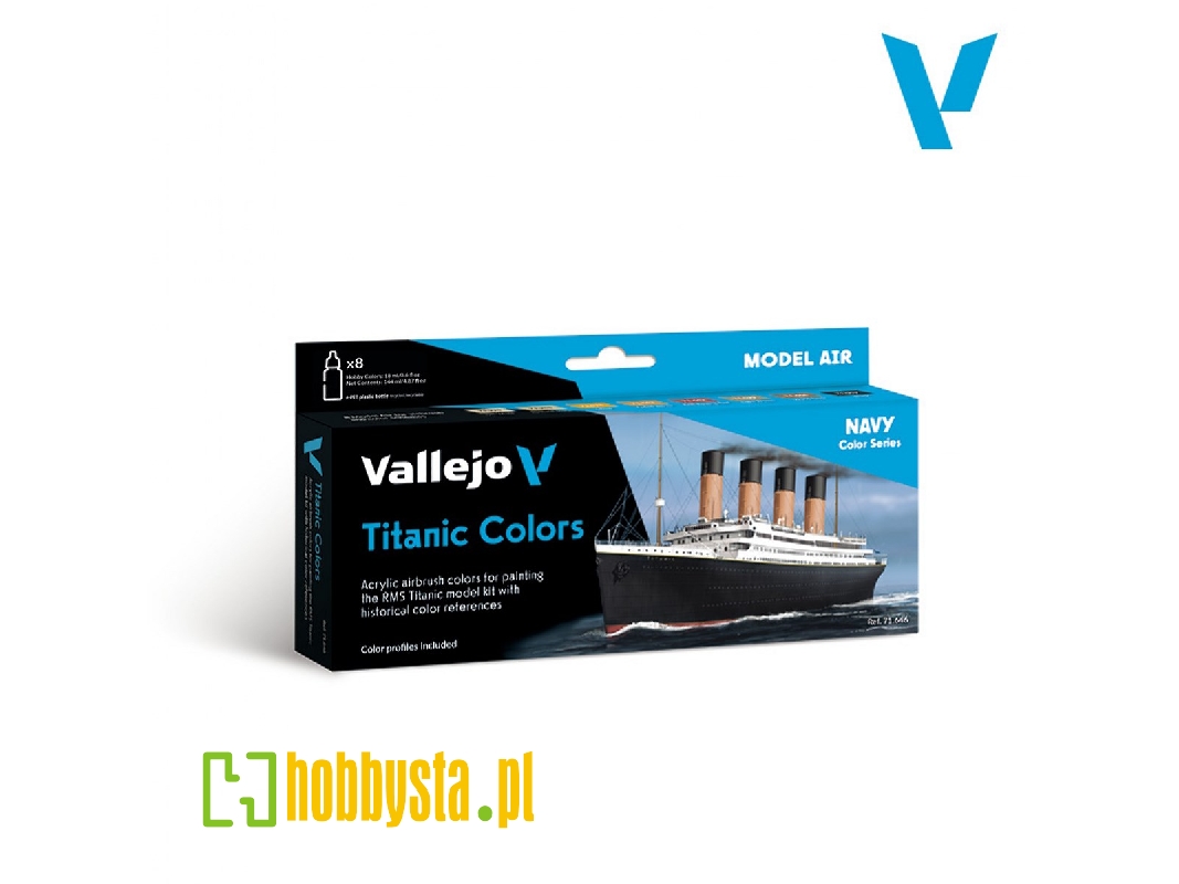 71646 Navy Color Series - Titanic Colors Model Air Set - image 1