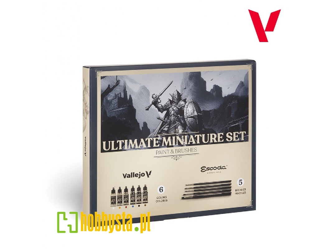 72206 Ultimate Miniature Set Paint & Brushes (5pcs) - image 1