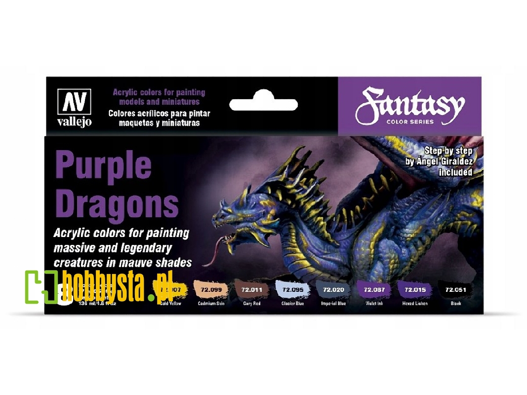 72305 Fantasy Color Series - Purple Dragons Game Color Set - image 1