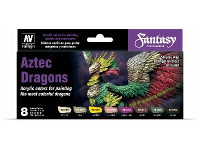 72306 Fantasy Color Series -  Aztec Dragons Game Color Set - image 1